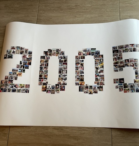 Klantfoto van NATHALIE voor beoordeling Afdruk Fotocollage Poster 100x70cm
