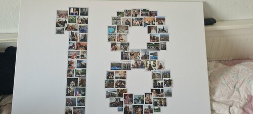 Klantfoto van Nico voor beoordeling Afdruk Fotocollage Canvas 90x60cm