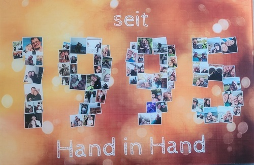 Klantfoto van Nina voor beoordeling Afdruk Fotocollage Acryl 60x40cm