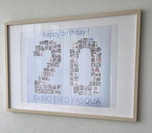 Klantfoto van Paolo voor beoordeling Afdruk Fotocollage Poster 60x50cm