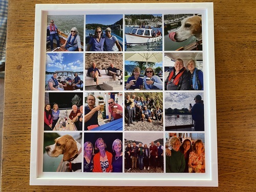 Klantfoto van Samantha voor beoordeling Fotocollage als download
