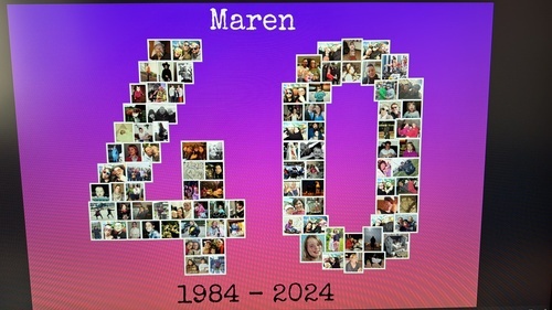 Klantfoto van Sarah voor beoordeling Fotocollage als download