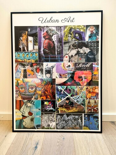 Klantfoto van Silvia voor beoordeling Afdruk Fotocollage Poster 60x80cm
