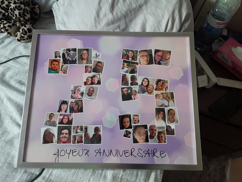 Klantfoto van Sophie voor beoordeling Afdruk Fotocollage Poster 50x40cm