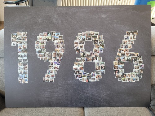 Klantfoto van Tanja voor beoordeling Afdruk Fotocollage Hardfoam 100x70cm