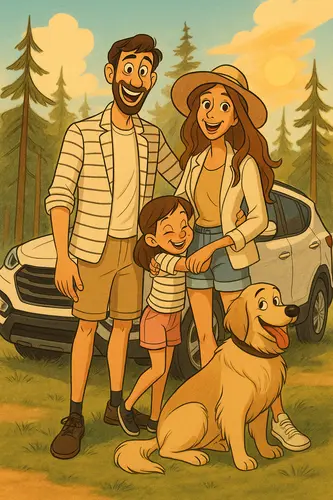 Foto omgezet in Disney Klassiek-stijl