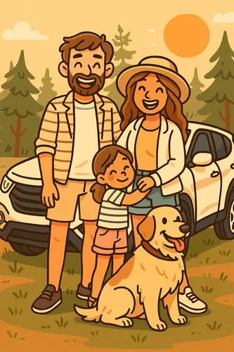 Foto omgezet in Sticker-stijl