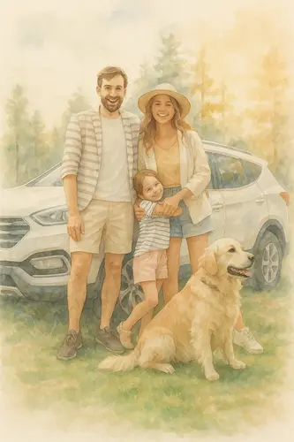 Foto omgezet in Aquarel-stijl